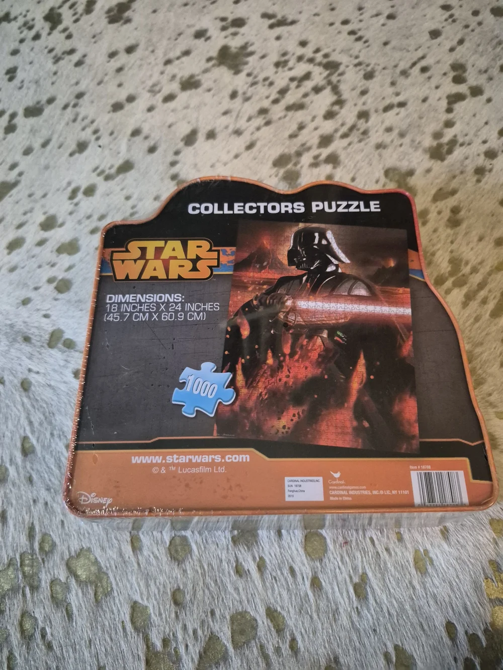Star Wars Darth Vader Collectors Puzzle - Black & Red